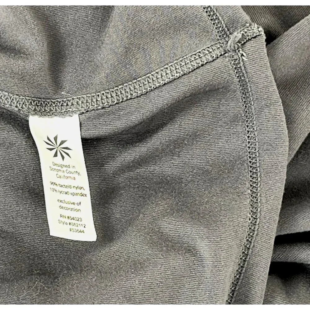 Athleta Jersey-Knit Skirt Gray with Pockets Sz. Small